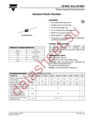 UF4001-E3/54 datasheet  